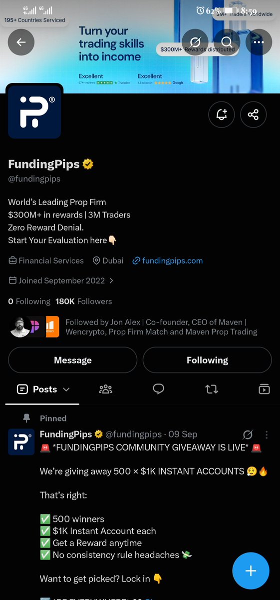 MujittafaAj's tweet photo. @fundingpips @smarTrader001
@SilentAChvrFX  @Ghost9xd  @Fxtyoo @mindset https://t.co/Y0sANtjAQo