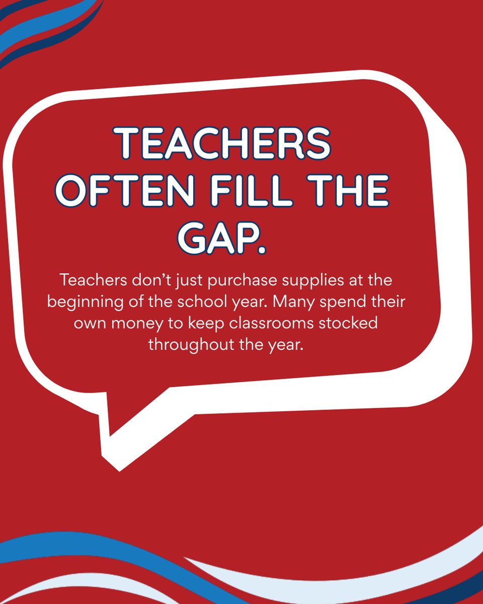 KidsInNeed's tweet photo. A pencil may seem small, but having the right supplies can help students feel prepared, confident, and ready to participate.

Classroom supplies matter all year long. ✏️📚 https://t.co/WuOF2fupcv