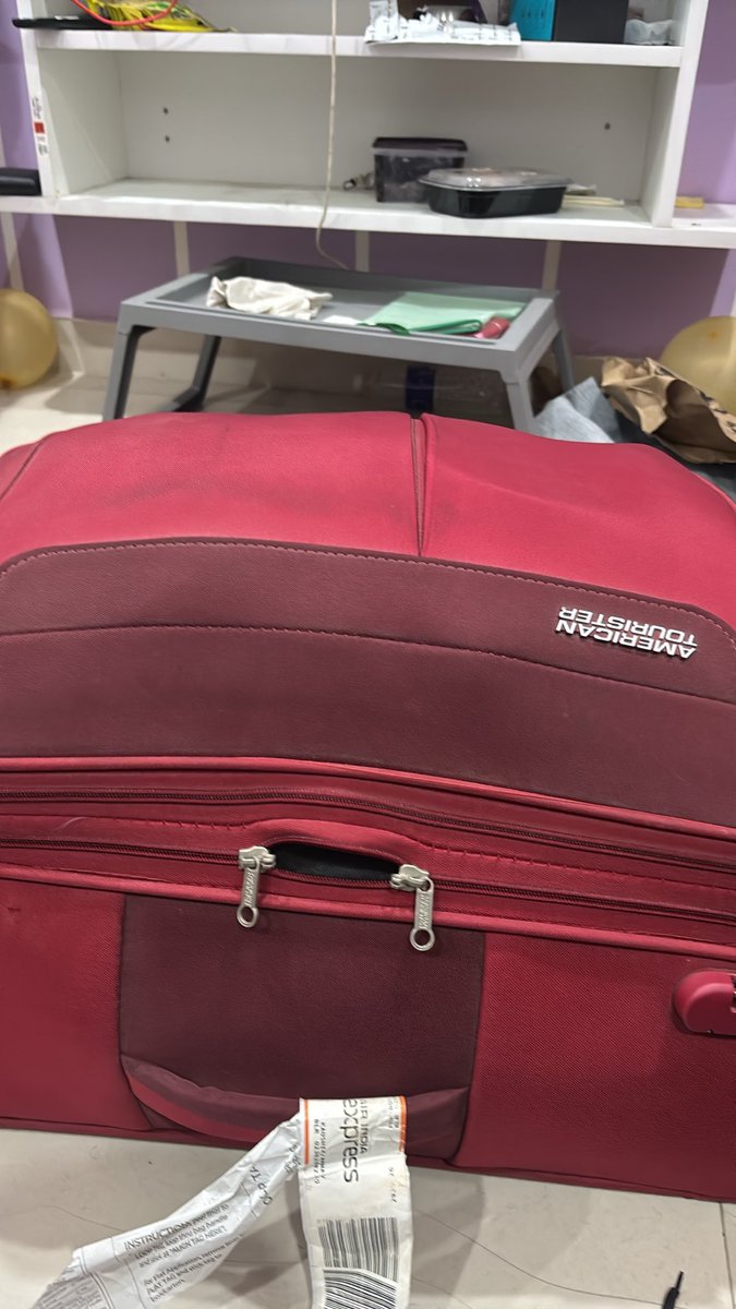 comikaushik's tweet photo. Stuffed my bag so much, it took me an eternity to make both the zips meet. One of the best love stories of 2026 https://t.co/raZuYq8Hrl