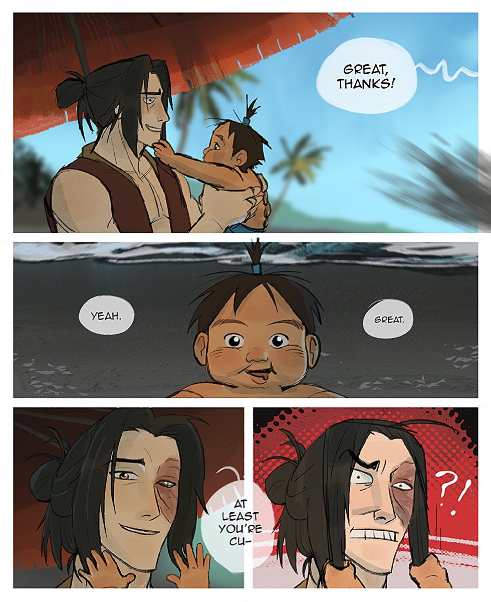 noka_exe's tweet photo. Bumi caretaking 1/3 #atla #zuko #sokka #zukka https://t.co/MclXot3Ior