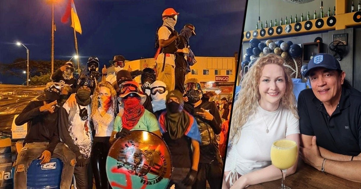 MuyEnojadoSoy's tweet photo. Estimado presidente Abelardo: 

No se olvide de @AlemanaPte (Rebecca Sprößer), la alemana de la Primera Línea a la que el gobierno anterior le revocó la expulsión y le asignó esquema de seguridad.

Mano firme con estos terroristas urbanos, señor presidente. #FirmePorLaPatria ✊🏻🇨🇴 https://t.co/rMSBadzVPb
