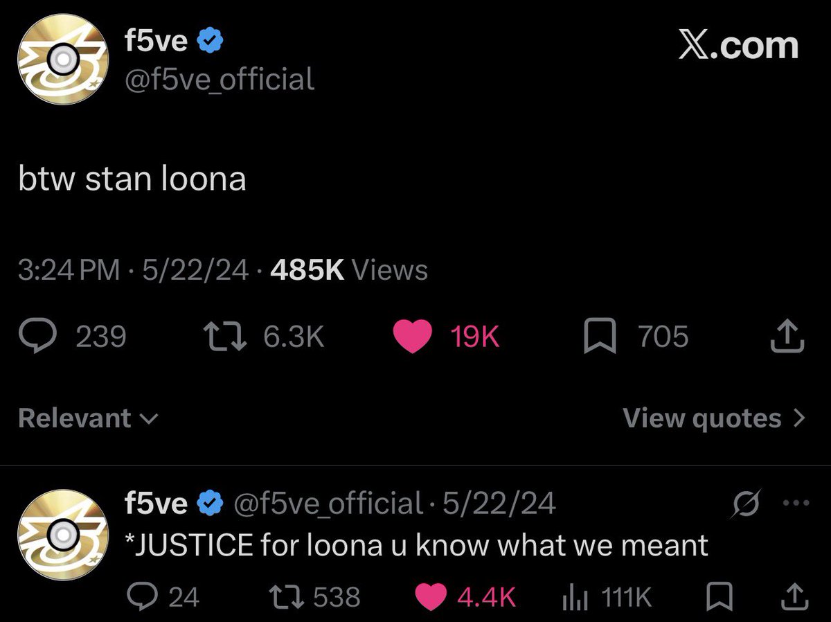 sugaringsayaka's tweet photo. lowkey been waiting for something like this considering the girls have always shown love to loona https://t.co/OwwJ4LjYBt