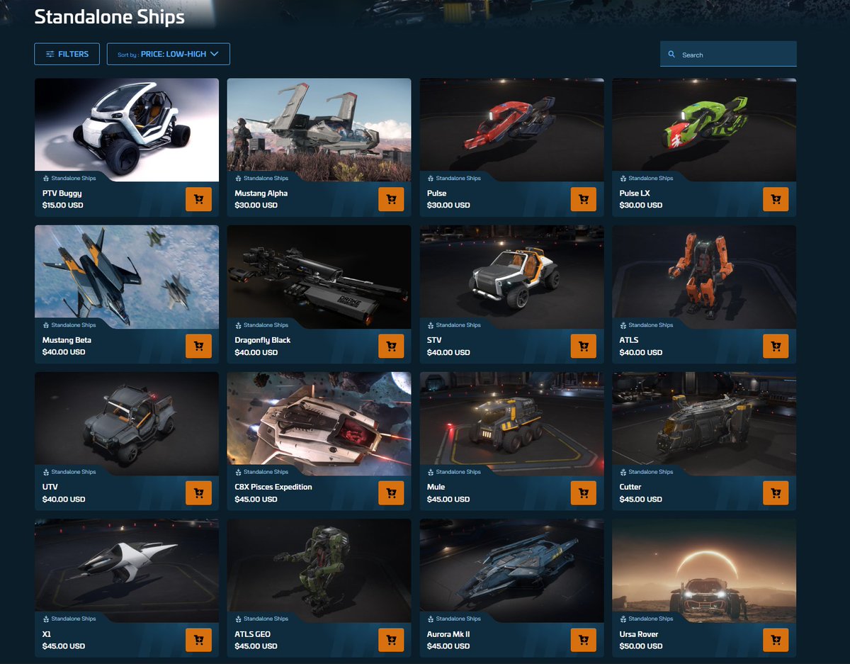 SpaceTomatoGG's tweet photo. After 14 years, #StarCitizens original beginner ship has officially been completely removed from the store, and is no longer buyable.

While you can still get it in-game, the studio has sunsetted the ship to make way for the Aurora Mk2 (shown below).

This could begin a possible trend of old ships falling out of date and being superseded by something better equipped for their idea of Star Citizen 1.0.

Put aside the fact that these ships aren't making it to the actual launch of the game. The main problem I see here is that even if it's available in-game, a ship is only as valuable as the return it brings in; how long will these "unsellable" ships continue to be supported?