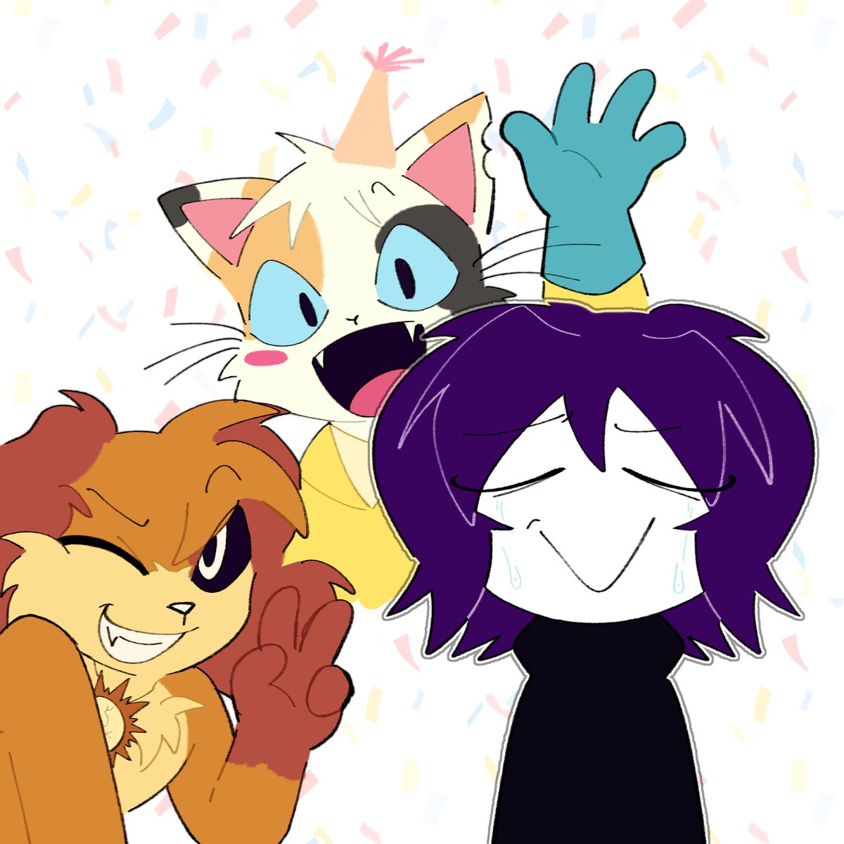 Gez_L0's tweet photo. Is my bday and my favorite characters know it 😂😂 https://t.co/zdhGQgD89O