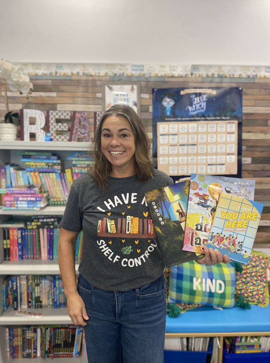 lori_huntsman's tweet photo. When it comes to books for my fourth grade classroom I have no shelf control! 📚 $98 with the #2XMatch Any help is appreciated! #FillEveryShelf #DonorsChoose #Books #clearthelist #teachers #ReadMore
https://t.co/iE6wapIyW0 https://t.co/LdnkiPU3lN