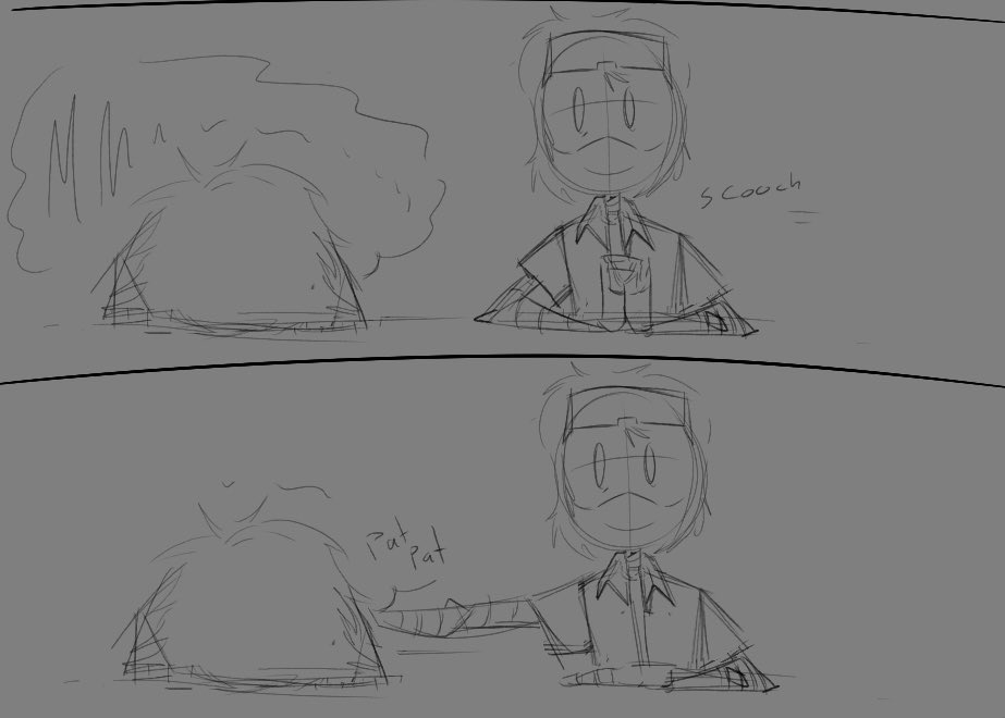 TheCreatorSamm's tweet photo. Lil doodle of Felix and Beet https://t.co/Z7FjEyr8ve