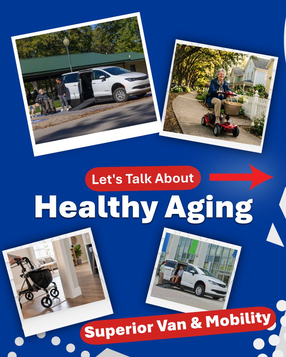 superiorvan's tweet photo. Let’s talk #Aging! Small, healthy habits can help us feel our best at every stage. Learn something new, explore your community, and keep moving. What are you doing to stay active and engaged? #HealthyAging #AgingWell #SeniorLiving https://t.co/peqTJcqyRD