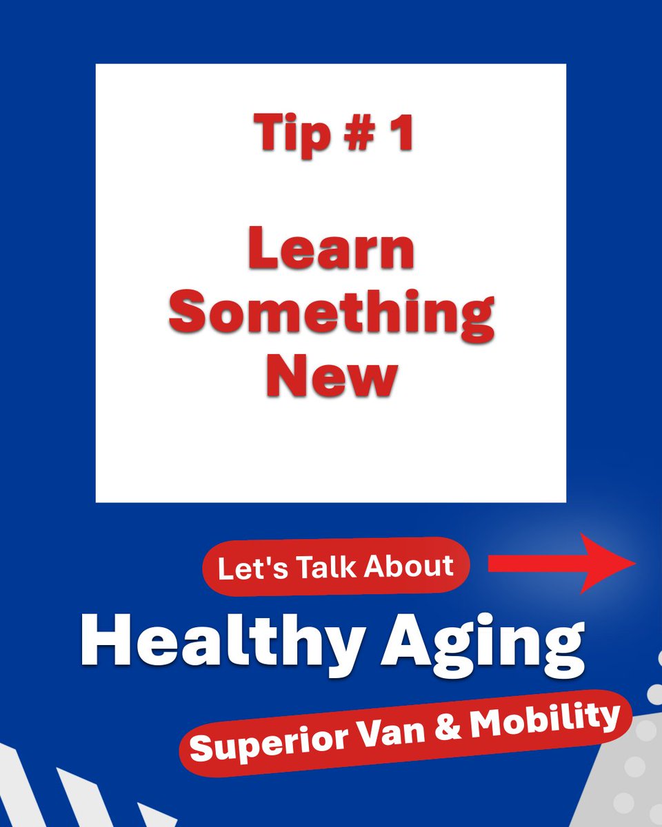 superiorvan's tweet photo. Let’s talk #Aging! Small, healthy habits can help us feel our best at every stage. Learn something new, explore your community, and keep moving. What are you doing to stay active and engaged? #HealthyAging #AgingWell #SeniorLiving https://t.co/peqTJcqyRD