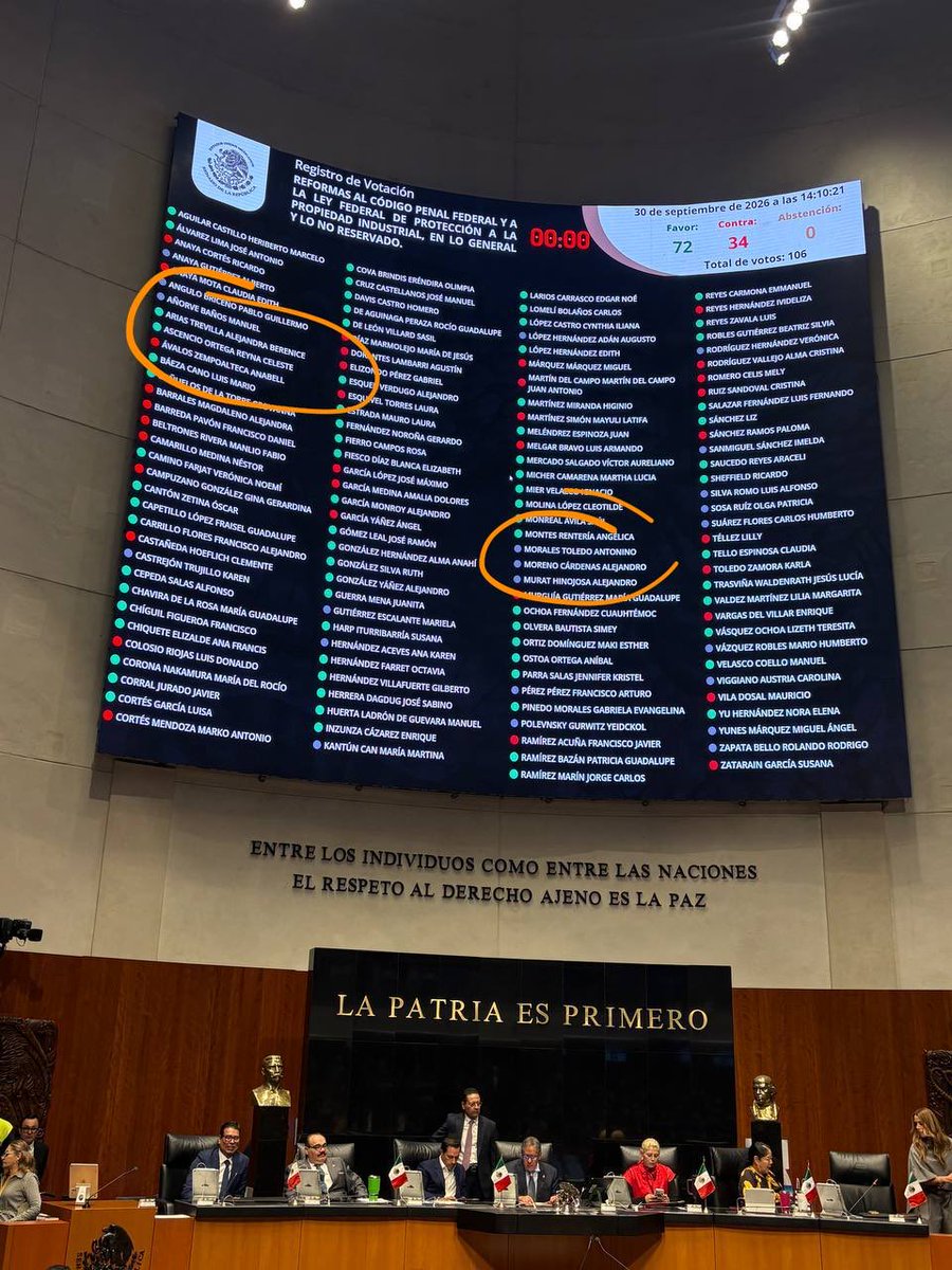 AlvarezMaynez's tweet photo. Duro y dale con que Movimiento Ciudadano no iba a votar contra la Ley AntiMemes en el @senadomexicano.

La guerra sucia, la cantaleta de siempre y adivinen quiénes no votaron…

Los mismos que votaron #LeyZaldivar militarización, #PrisiónSinJuicio y fuero a Cuauhtémoc Blanco: https://t.co/zGomrlWIOO