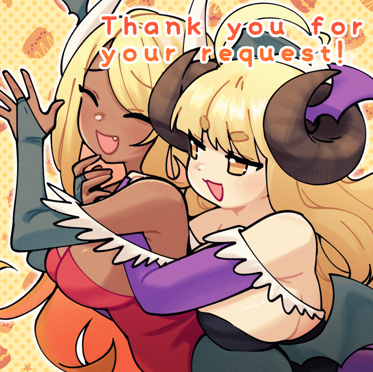 seiryuamuro's tweet photo. trick or treat, but you guys get the treat
and kumbhira gets the trick
thank you for the request! https://t.co/HWVDFQ3COP