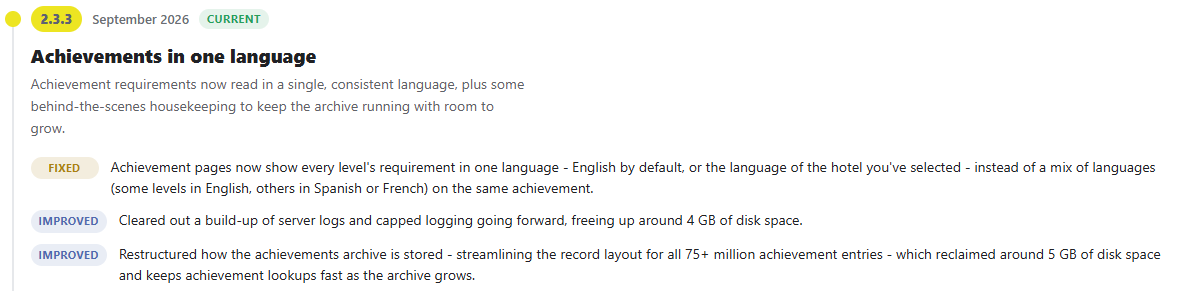 habbium's tweet photo. Version 2.3.3 with small optimization fixes and a bug fix. Thanks to Sperko for reporting it!

#habbo #habbium https://t.co/73UShJ0hMt