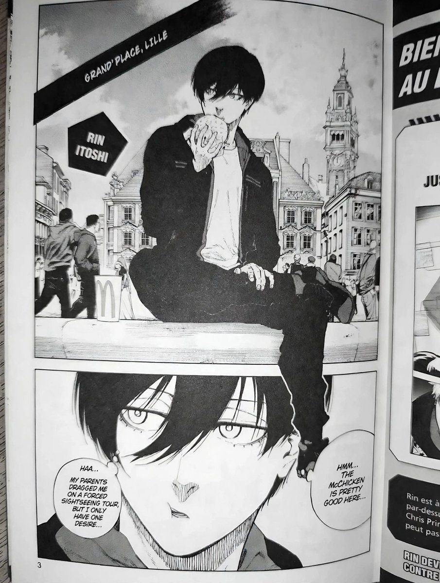 felyramoss's tweet photo. Blue Lock x McDonald's (Rin Version) 1-4
Translated into English https://t.co/Rqq5UBlSKR