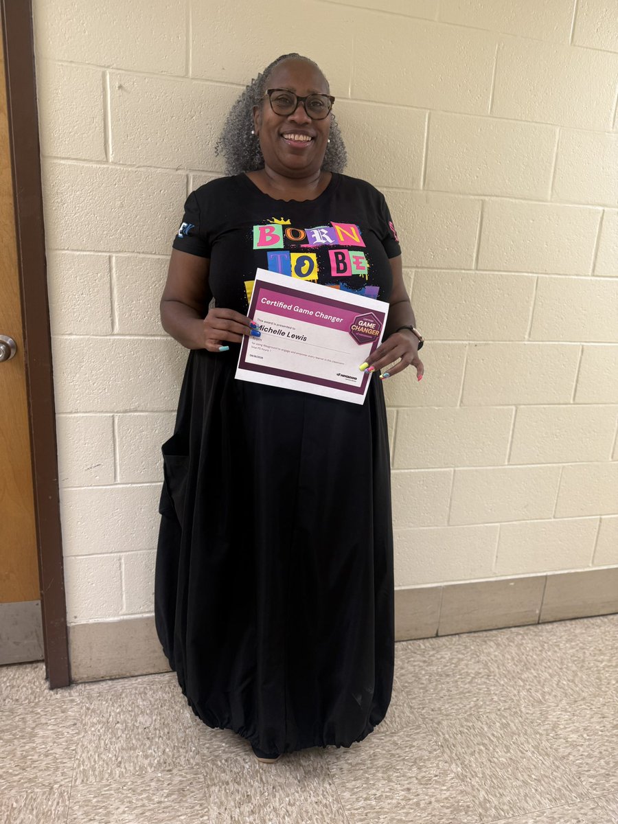 KetteringMiddle's tweet photo. BIG congrats to Ms. Lewis, our Math Fluency Teacher, on becoming a Wayground Certified Educator—GAME CHANGER! 

Leading. Learning. Leveling up KMSSI! 

#KMSSI #GameChanger #Wayground #TeacherLeaders https://t.co/BveYBQ0SGo