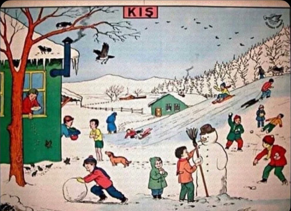 gozumdecanIandi's tweet photo. Hiçbir şey ilkokulda panodaki bu resim kadar huzur vermedi. https://t.co/ddtCRGDEWf