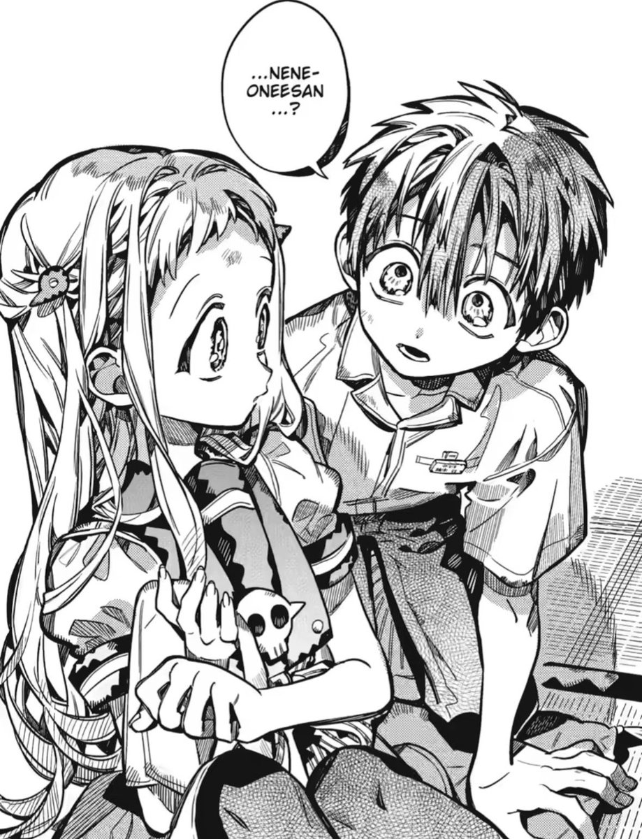 AkaneyAoi's tweet photo. Okay.. so I feel like theres an important detail that we're missing here regarding the ✨Current timeline✨ and the 
💫OG timeline💫..

Which is- if THIS is the Amane that remembered Nene, then how does OG timeline Hanako remember it too.. unless they are from the same TL

#tbhk https://t.co/ld5QevexRQ
