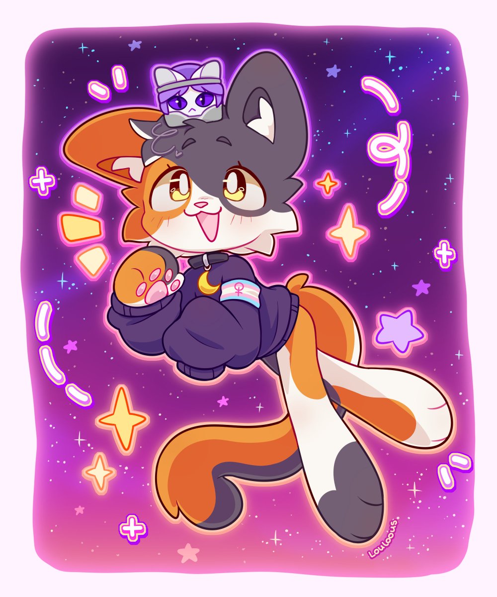 Louloous's tweet photo. fullbody comm for @Star14Dark !! :3 💖💫 https://t.co/VGPzpG2oPM