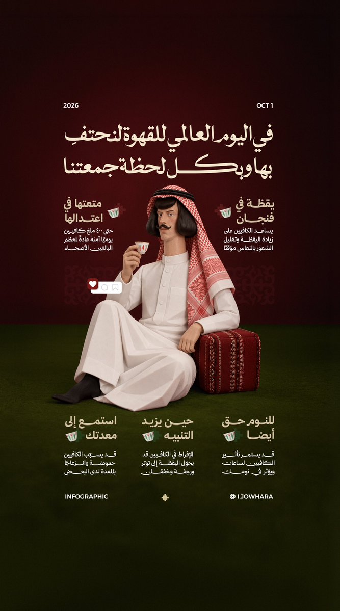x5c's tweet photo. 𓎶

في اليوم العالمي للقهوة لنحتفِ
 بها وبكل لحظة جمعتنا ☕️♥️

ِ https://t.co/y7B4TCG80a