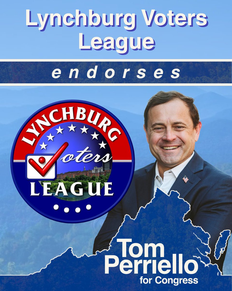 tomperriello's tweet photo. What's happening in Lynchburg right now is truly generational. I am ecstatic to receive the endorsement from Lynchburg Voters League, a pillar of protecting minority voting rights in the city, alongside @MarkWarnerVA and Lynchburg Better Together https://t.co/saPvxVProf