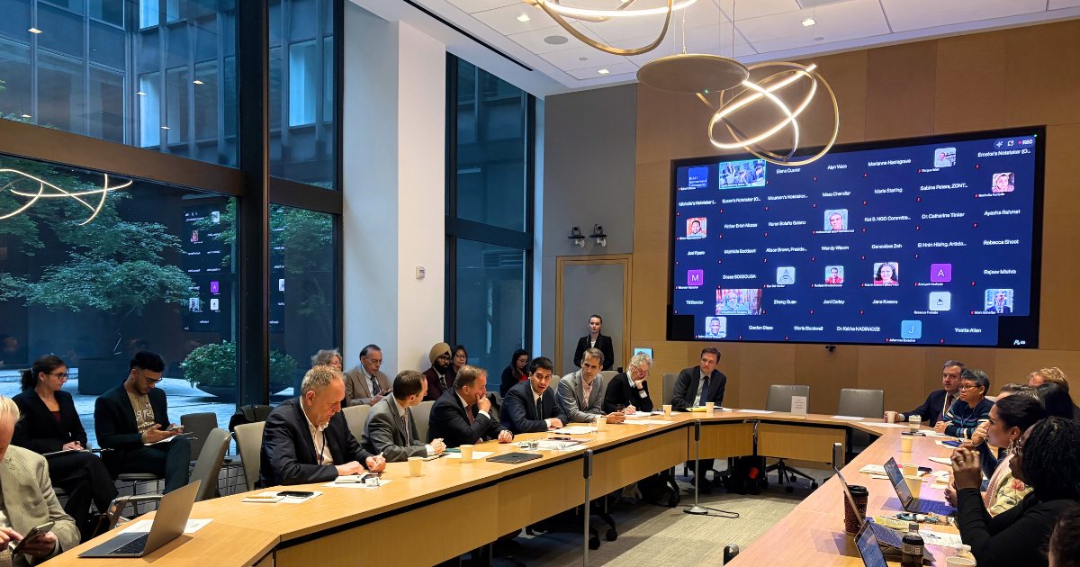 UNYouthAffairs's tweet photo. Turning the Pact for the Future into progress means turning commitments into action.

At a roundtable convened by @c4unwn, the UN Youth Office joined civil society, Member States and UN partners to discuss the road ahead.

#PactForTheFuture #YouthLead https://t.co/bH66BtdOLo