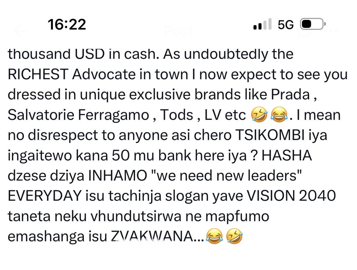 greisha74's tweet photo. @KMutisi Ndangobata apo pakanzi ZVAKWANA. https://t.co/hHLmgBHPdo