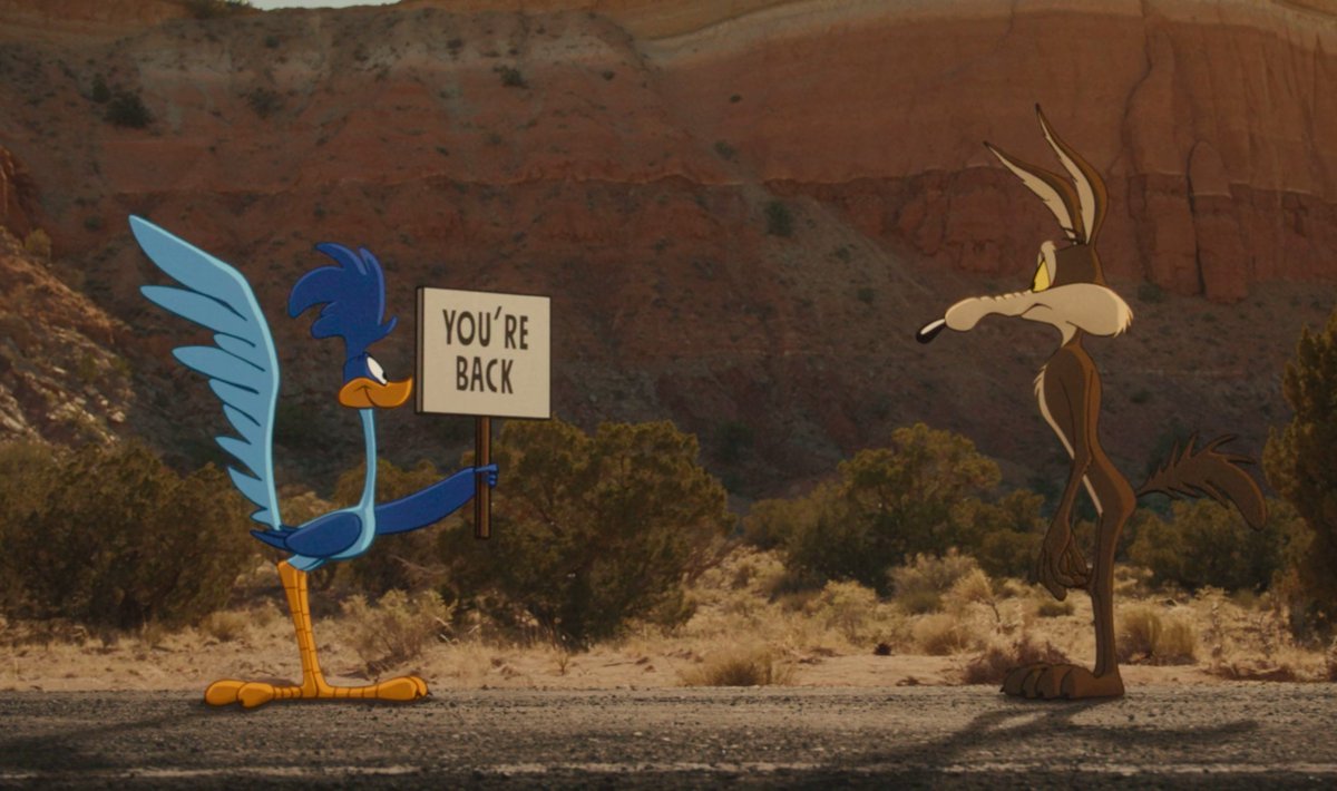 Crash_Wiley's tweet photo. This was such a sweet way to end Wile E's story. Forever chasing Roadrunner ♥️ https://t.co/Y0hW4tZibl