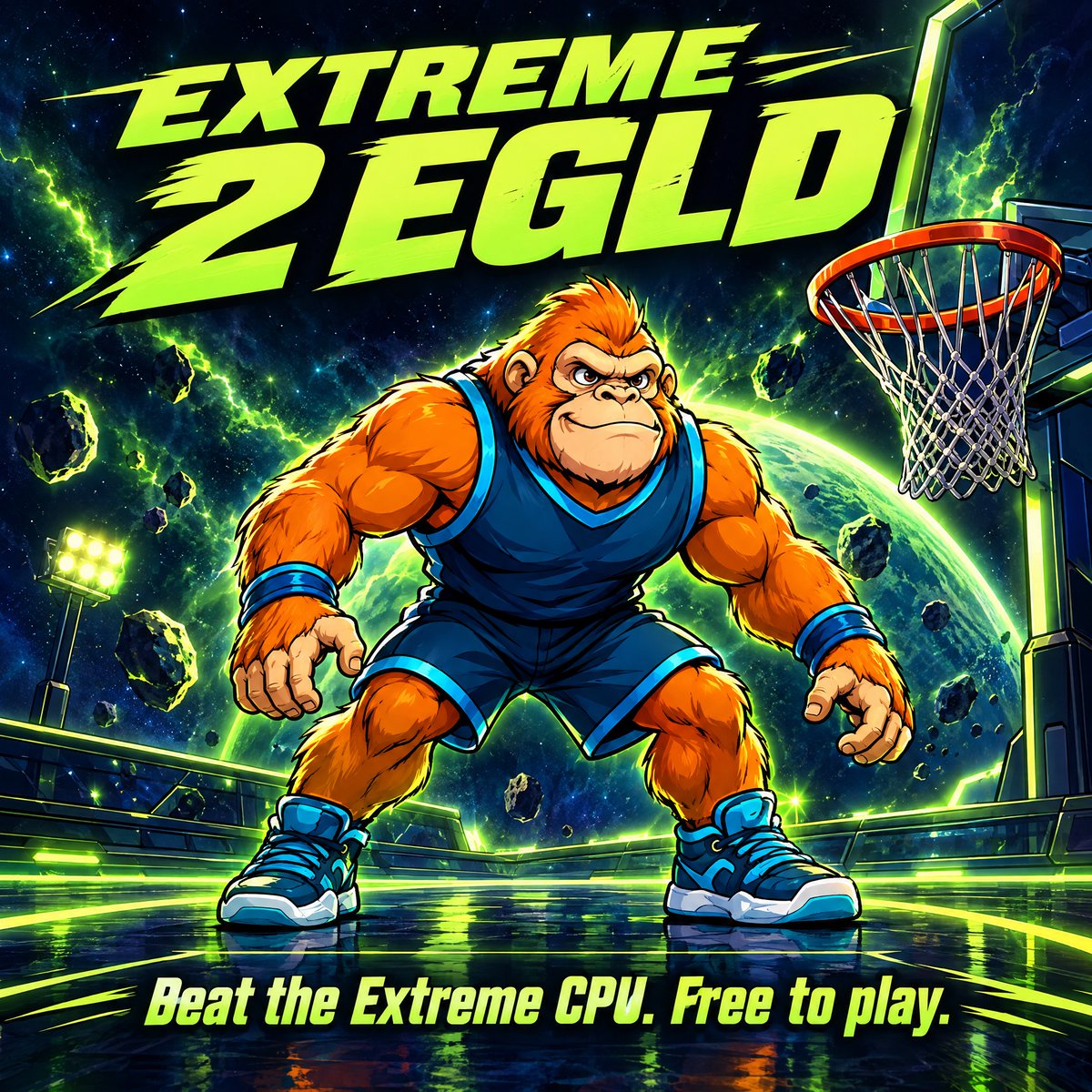 playnovadunk's tweet photo. 🔥 Day 5 of 14: Extreme day. 3.9 EGLD just dropped.

Extreme: 2 EGLD
Difficult: 1 EGLD
Medium: 0.5 EGLD
Easy: 0.2 EGLD ×2

Beat the toughest CPU on the court for the 2 EGLD. Free to try.

https://t.co/VXC83Z60mQ https://t.co/Mh4YPtjBRG