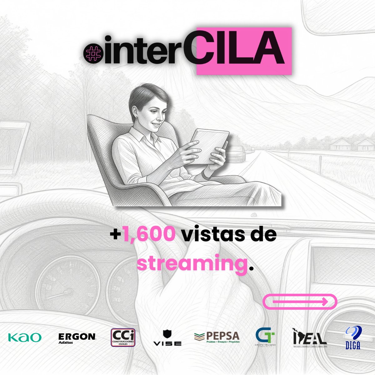 itafec_mx's tweet photo. 📊 ¡Un éxito rotundo! Así cerramos el #InterCILA 2026:

🌍 26 países conectados   
💻 +1,200 registros en línea   
👀 +1,600 vistas de streaming   
⏱️ +1,100 h. de contenido reproducido   

¡Gracias por hacer historia con nosotros en este formato híbrido! 🛣️✨ @Itafec @interCILA https://t.co/BU0VxrWhYj