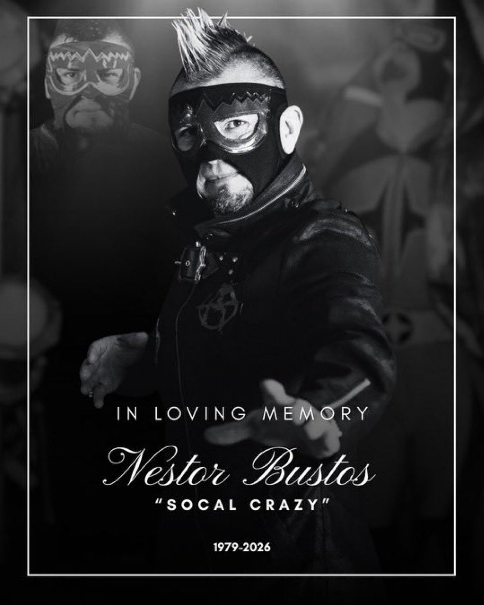 FrankieKazarian's tweet photo. RIP SoCal Crazy. Godspeed. https://t.co/PEsdbNdFRd