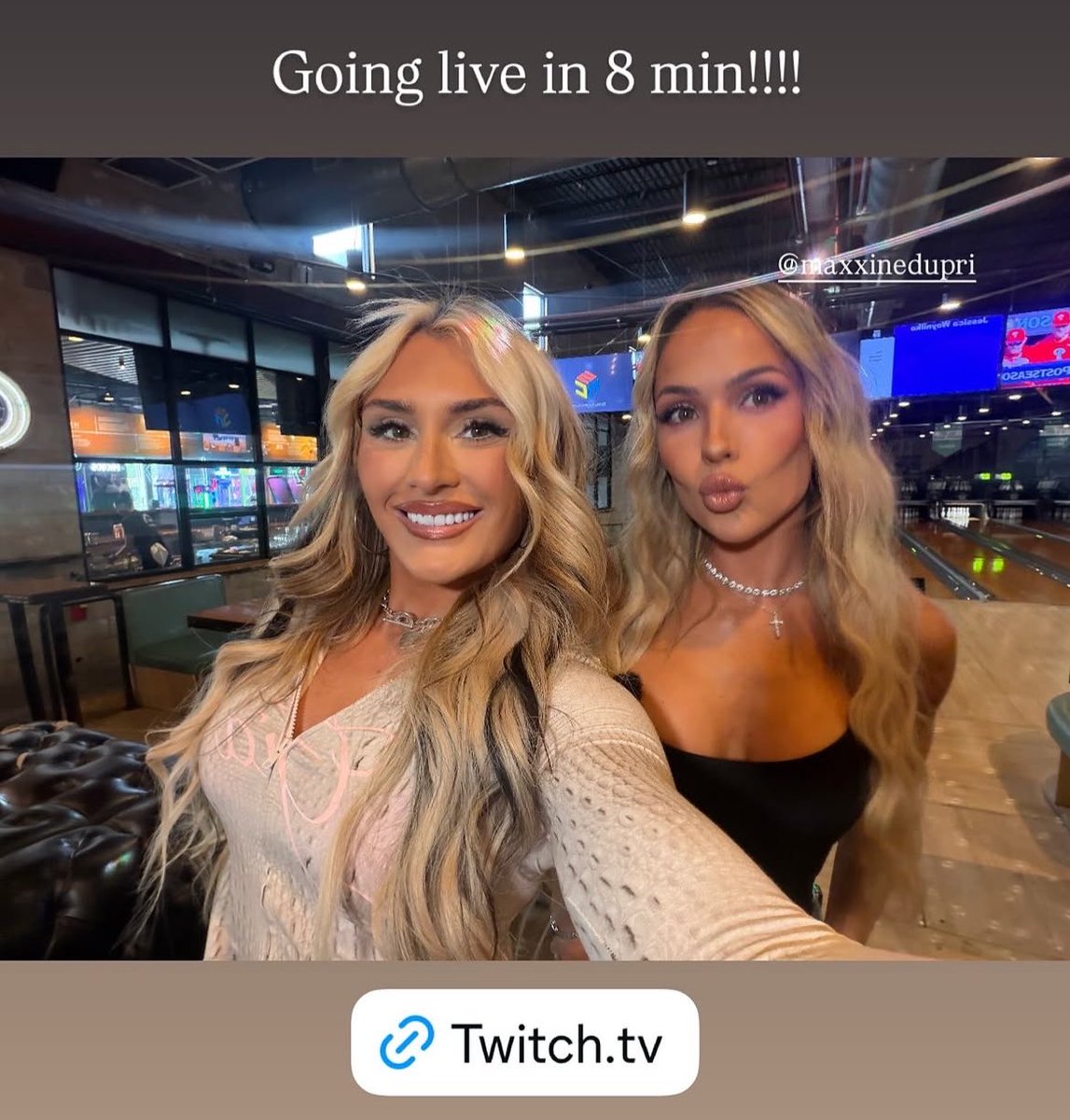 malthechamp's tweet photo. Tiffany Stratton and Maxxine Dupri are about to go live on Twitch! https://t.co/Tgi7nALbQA