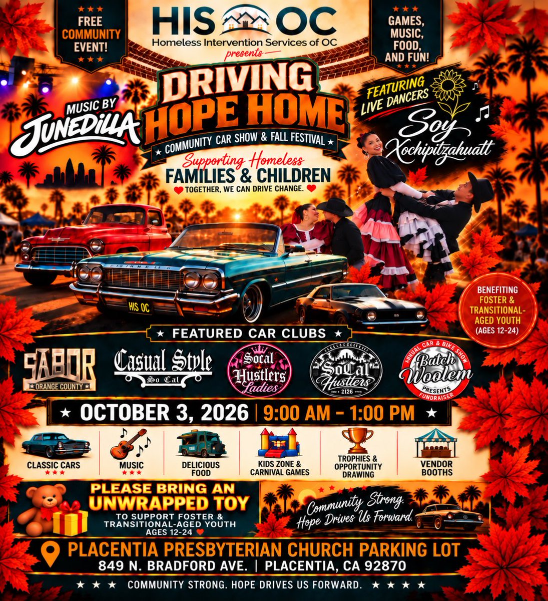 Homeless_Int_OC's tweet photo. 🚗💛 THANK YOU TO OUR AMAZING CAR CLUBS! 💛🏍️

A huge THANK YOU to the car clubs and community members who have already committed to joining HIS-OC for our upcoming Community Fest! Your willingness to show up, bring out your incredible rides, and support our mission means so much https://t.co/lTaxg6SDBQ