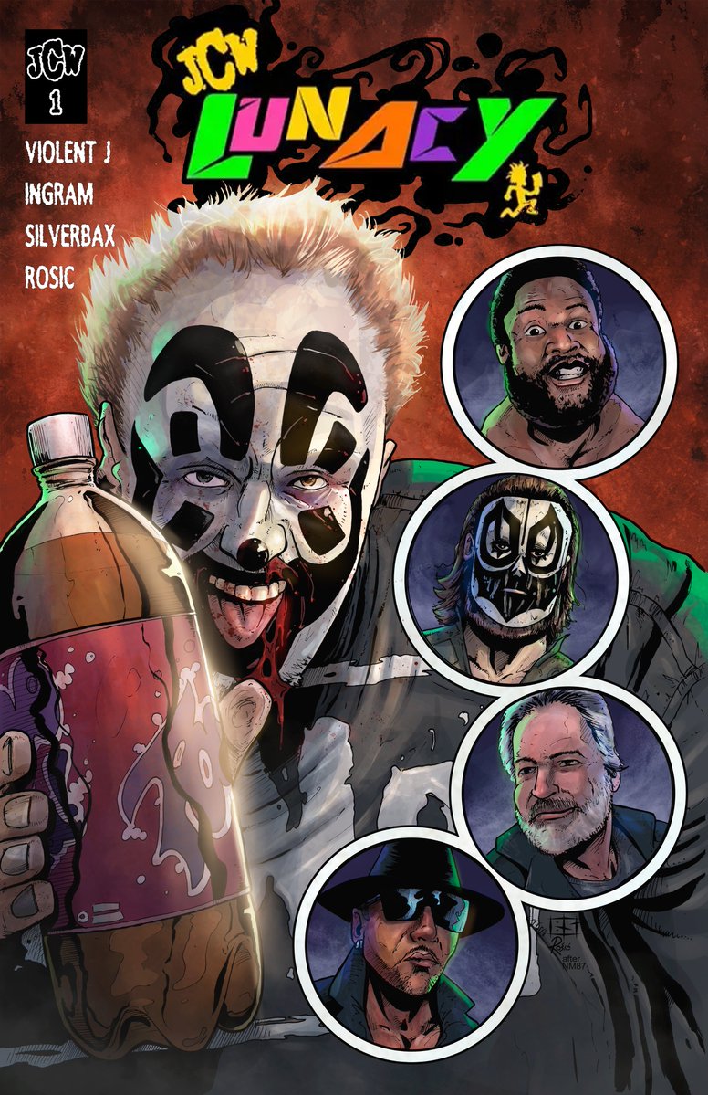 jcwlunacy's tweet photo. JCW LUNACY: THE COMIC BOOK

First 1000 comics sold come with an Exclusive Brand New CD single "The Lunacy Lunatic" by Violent J!

Get it here while supplies last: https://t.co/ZT3D9Fu0cb

#JCW #JCWLunacy https://t.co/qU7J6abpHc