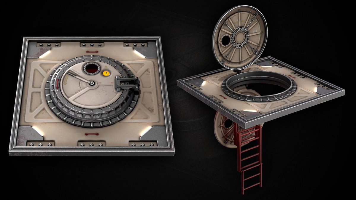 YuwiGoat's tweet photo. and- this week...

me and @Graphyyy_ made the Station Airlock Armored Ladder Hatch (with transparency and glow) for @playrust !!!! :3333

we love how this one turned out so i hope u all luv it..

upvote it here!! https://t.co/pXvIY69Tze https://t.co/4OMBJx0Pzh