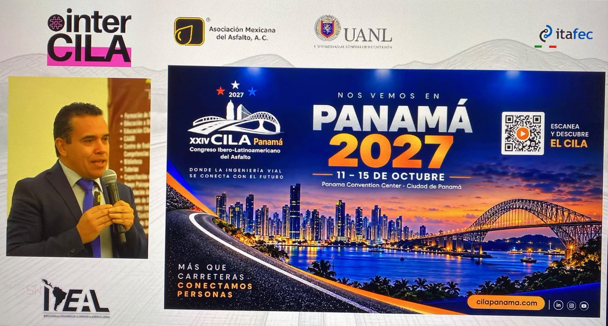 cfonsecai's tweet photo. Nos vemos en el CILA 2027, Panamá !!!
@interCILA @CILA_Congreso 
#interCILA #InterCILA2026 https://t.co/m1t4tbUOaX