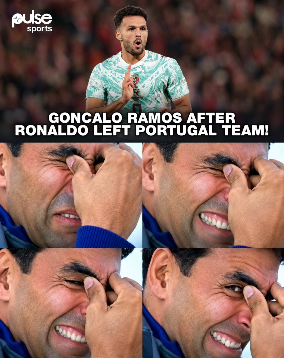 PulseSportsNG's tweet photo. 🚨🇵🇹 Goncalo Ramos has to be the most happiest person in the world right now 🤭😂 https://t.co/7J68FgXCgu
