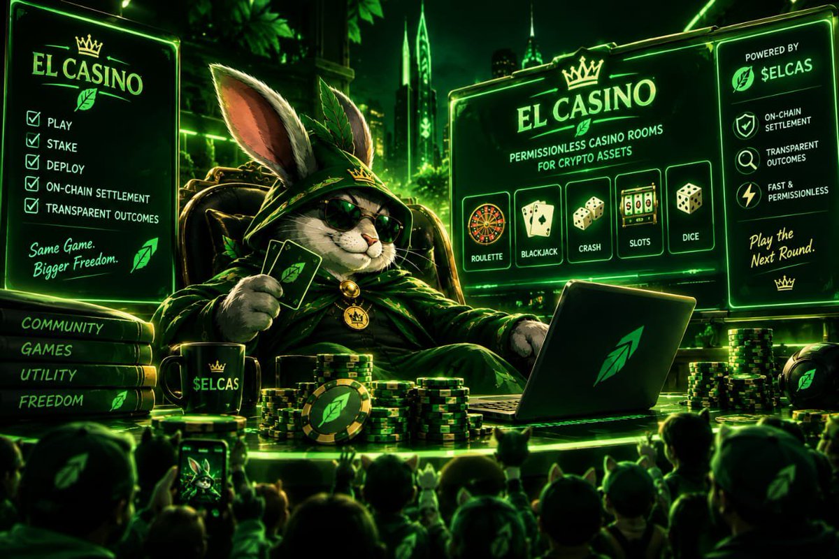 Autumnbooks1's tweet photo. Beyond a casino — it's an ecosystem.
EL-Casino is redefining GameFi with $ELCAS at the core: permissionless gaming + on-chain transparency.
Explore what's live and what's next at https://t.co/d1nKIrUChe

#ELCAS https://t.co/9878KwoQN6