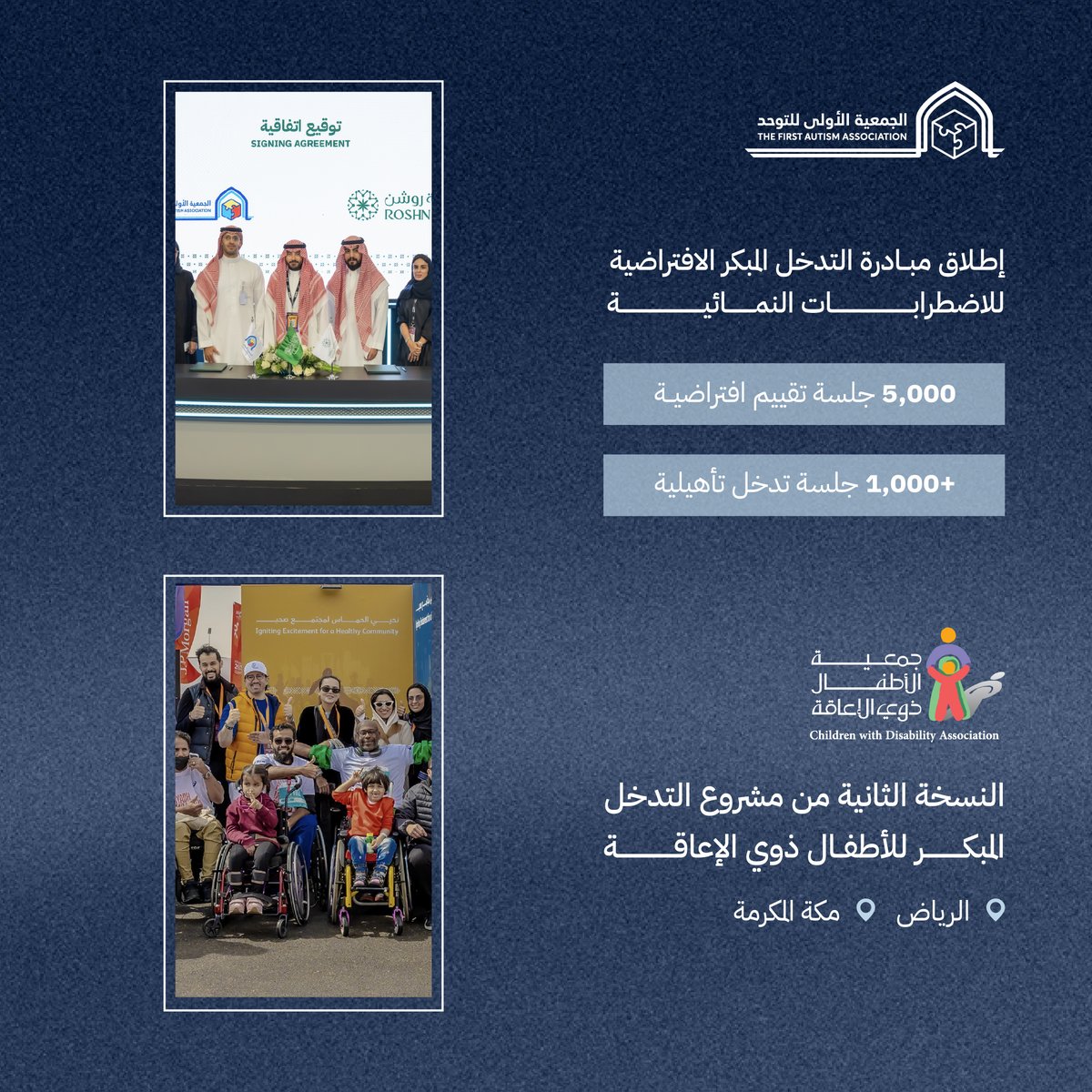 Roshnksa's tweet photo. شراكات نعتز بها، ومبادرات نعمل من خلالها على تحقيق أثر مستدام​

واصلت مجموعة روشن خلال شهر سبتمبر جهودها مع شركائها في دعم المبادرات والبرامج التي تُسهم في خدمة المجتمع وتعزّز من جودة الحياة حول المملكة