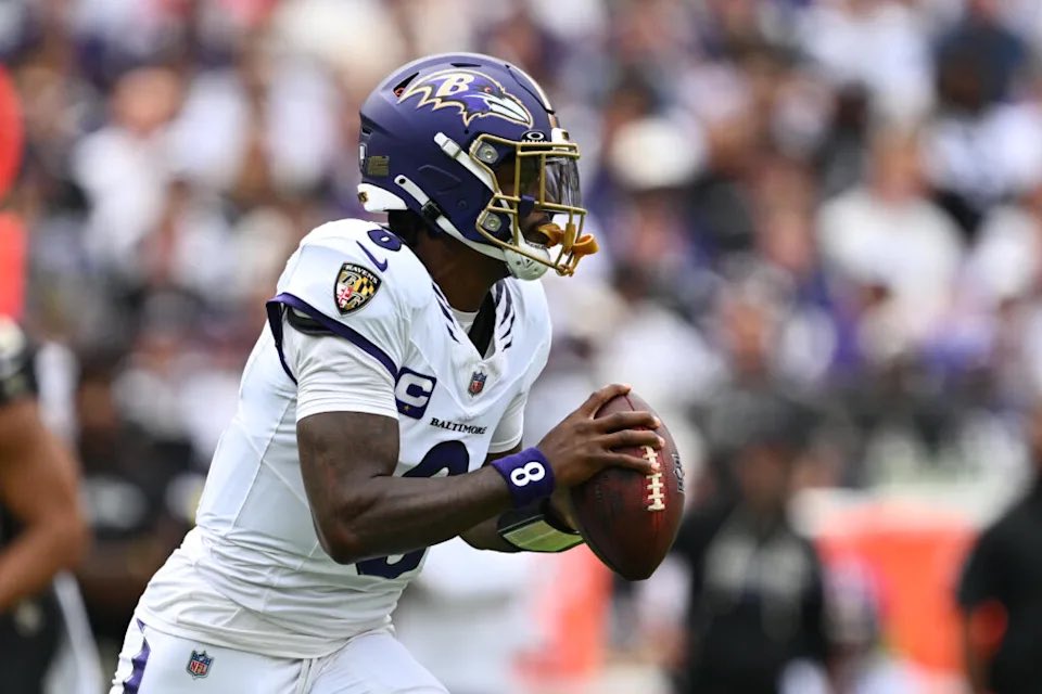 SleeperNFL's tweet photo. Lamar Jackson was listed as limited on Wednesday's injury report due to a back injury, per @MikeGarafolo https://t.co/y8z5cHhnaF