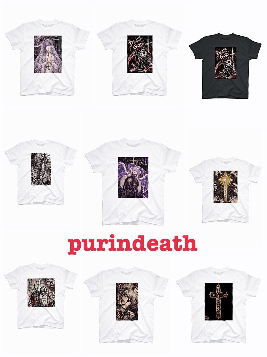 PURINu4's tweet photo. Tシャツ販売しました♡♡
よろしく(*´∀`)ﾉ

suzuri検索PURIN Death ( PURIN-DOLLS )のオリジナルアイテム通販 ∞ SUZURI（スズリ）https://t.co/TvtXMqgs61 #suzuri #SUZURI推しアイテム https://t.co/YQHdTMmRiK