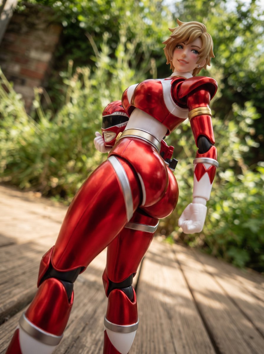 aiactionfigx's tweet photo. The Red Ranger — reimagined as a premium collectible action figure.

Would she make it onto your shelf? 👀

#PowerRangers #ActionFigures https://t.co/IOu6SCszYc