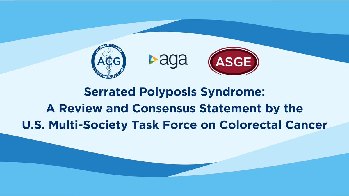ASGEendoscopy's tweet photo. Just released: New consensus recommendations by the U.S. Multi-Society Task Force (MSTF) on Colorectal Cancer (CRC) address serrated polyposis syndrome (SPS) - the most common gastrointestinal polyp syndrome yet is widely underrecognized. Read details in GIE: https://t.co/kNzh68Q1GN
#giendoscopy #gitwitter #endoscopy #gastroenterology