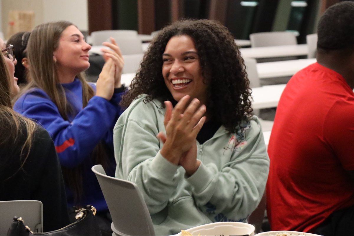 KU_LEADS's tweet photo. Last night’s RISE meeting was a blast!💥 We celebrated Hispanic Heritage Month by testing our knowledge with a fun trivia game.
#RISE #KULeads https://t.co/nkag6ZcCk0