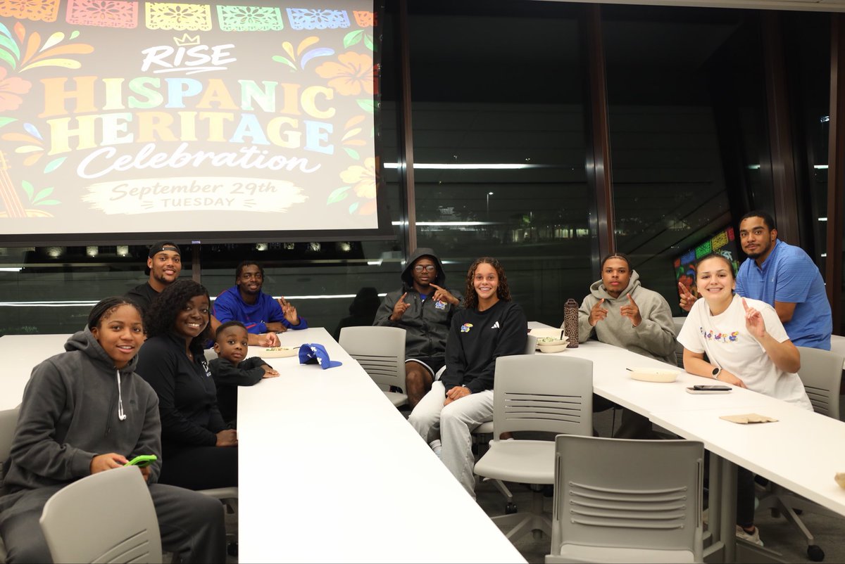 KU_LEADS's tweet photo. Last night’s RISE meeting was a blast!💥 We celebrated Hispanic Heritage Month by testing our knowledge with a fun trivia game.
#RISE #KULeads https://t.co/nkag6ZcCk0