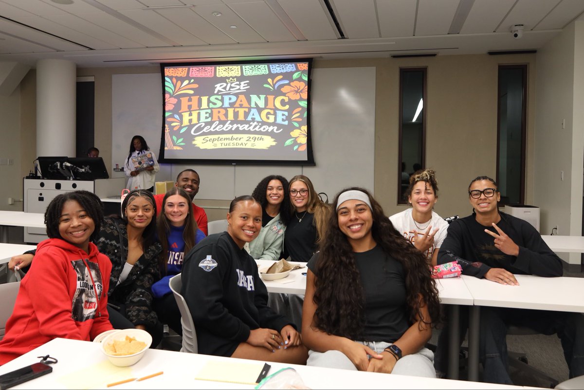 KU_LEADS's tweet photo. Last night’s RISE meeting was a blast!💥 We celebrated Hispanic Heritage Month by testing our knowledge with a fun trivia game.
#RISE #KULeads https://t.co/nkag6ZcCk0