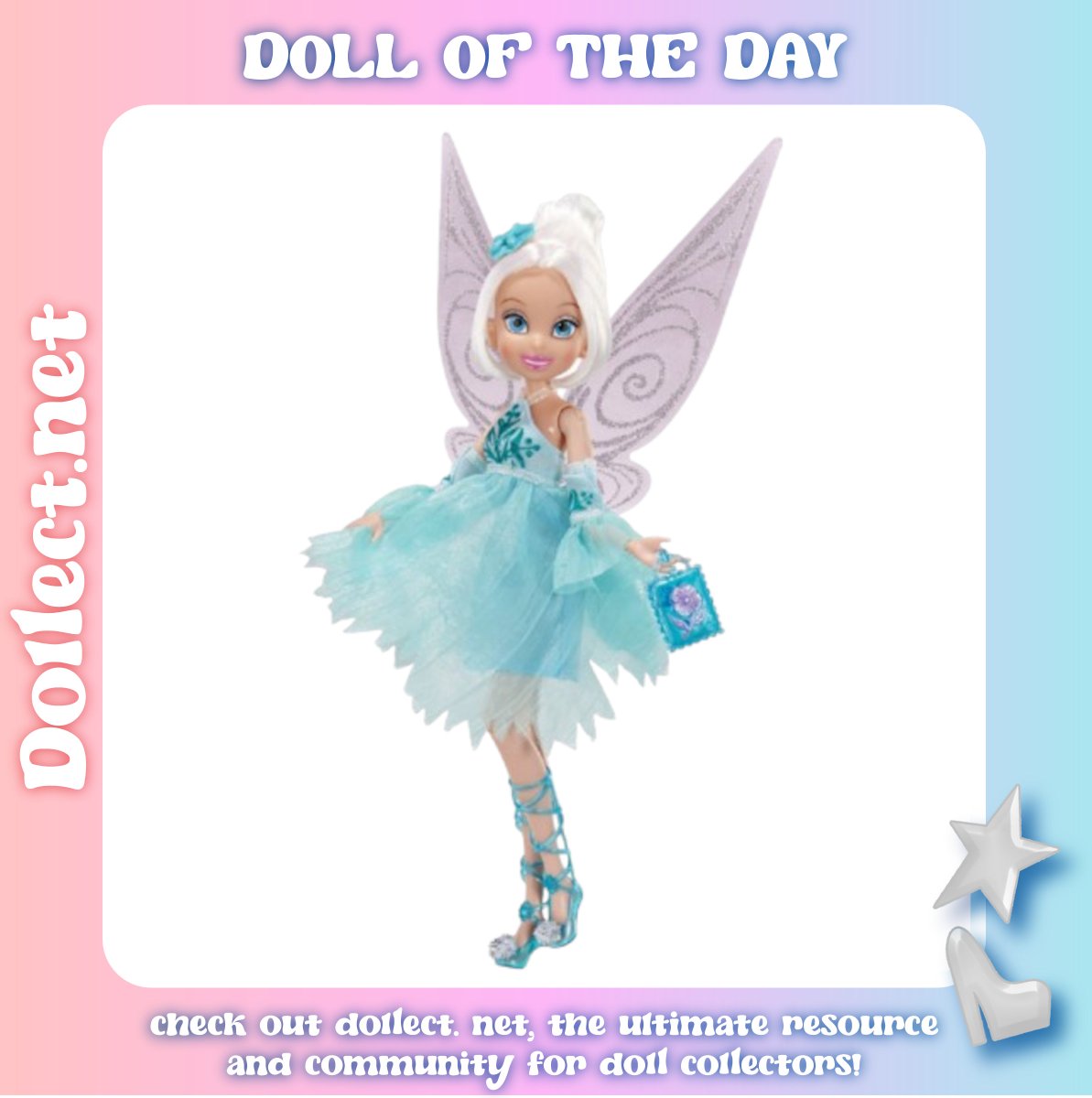 Dollect_net's tweet photo. Today's Doll of the Day is Stylin' Periwinkle, a Disney Fairies doll released by Jakks Pacific. (September 30th, 2026) https://t.co/GlwyJlDNzI