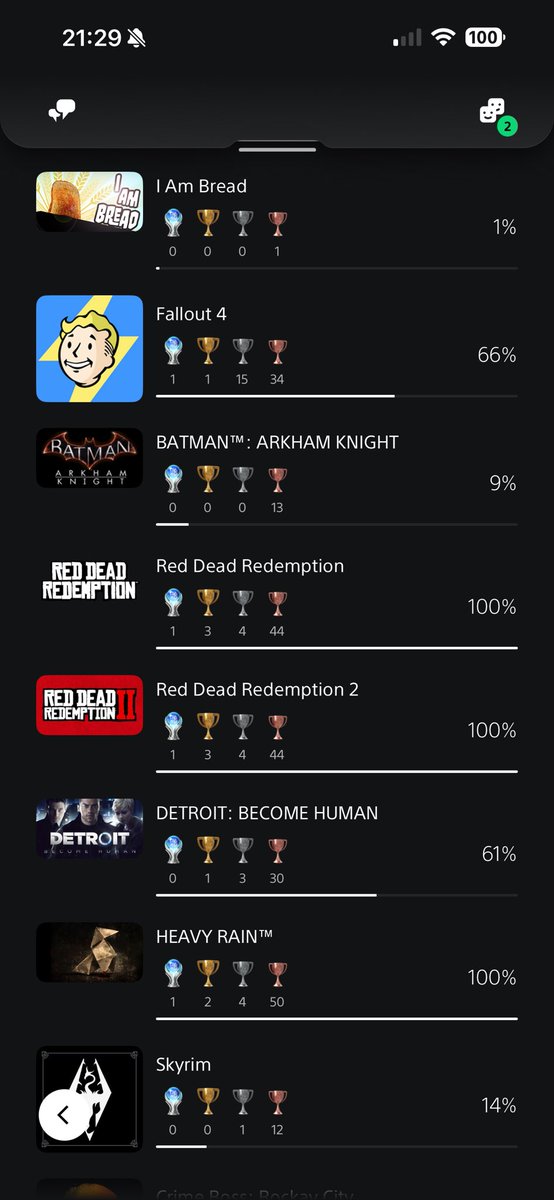 itisJay07's tweet photo. @kitzunaes Got my 2 red dead plats as well https://t.co/BWomWuDeA2