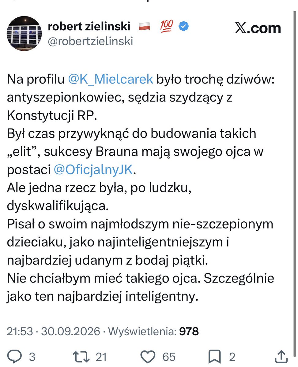 BartoszLewand20's tweet photo. Jest i jazda po rodzinie i wyciąganie, że dzieci nie szczepił. 

Prawdziwy sędzia podaje tylko dalej wpisy @Obywatelska_KO i kocha @donaldtusk. https://t.co/f4azDRnf5w