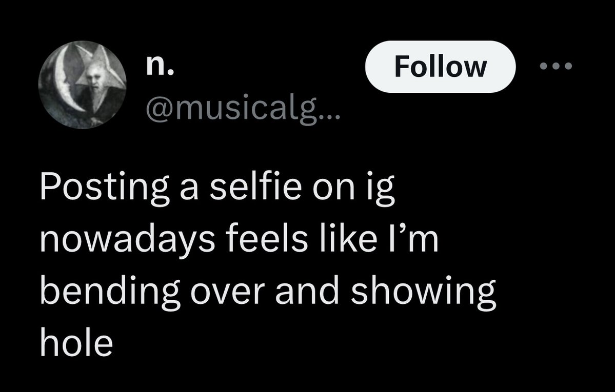 firesidegat's tweet photo. Trying to exist in any authentic way feels like this tbh https://t.co/1BfDxnEwM6