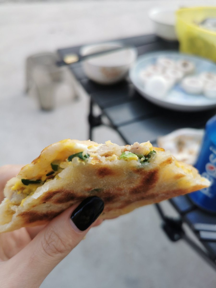 jacki20500's tweet photo. I tasted the grilled halal pancreas at the beach, and the mellow flavor is unforgettable! https://t.co/57VuleBQj6