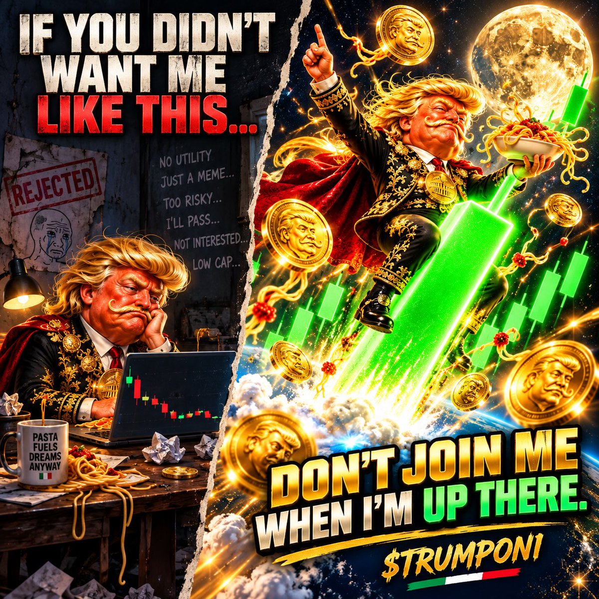 DonTrumponi's tweet photo. https://t.co/1J403I5npq 🍝🚀 https://t.co/2nClGIeBtv