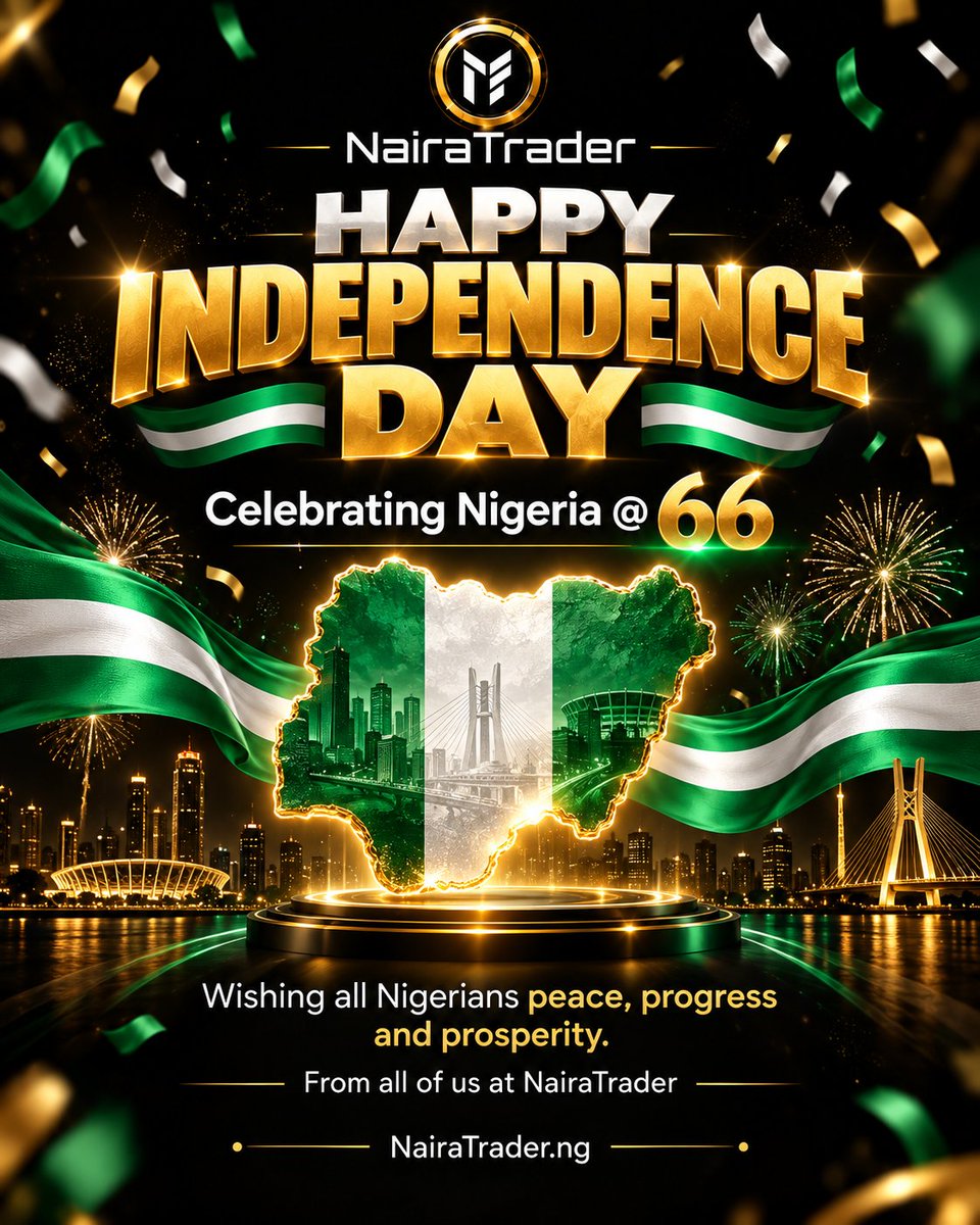 naira_trader's tweet photo. 🇳🇬 100 ACCOUNTS GIVEAWAY FOR NIGERIA’S INDEPENDENCE! 🎉

To celebrate Nigeria’s Independence Day, we’re giving away 100 FREE ₦1.5 MILLION accounts. 🔥

Here’s how to participate:

Visit https://t.co/lSzaRGUofb on Independence Day.
You’ll see balloons 🎈 floating around the website.

Simply burst 3 balloons by clicking on them.

That’s all. 😎

You could be one of the 100 lucky winners to receive a FREE ₦1.5M NairaTrader account.

No long story.
No complicated process.
Just visit, burst the balloons and test your luck. 🇳🇬🔥

As you sabi loyal, we sabi reward. ✅

https://t.co/lSzaRGUofb